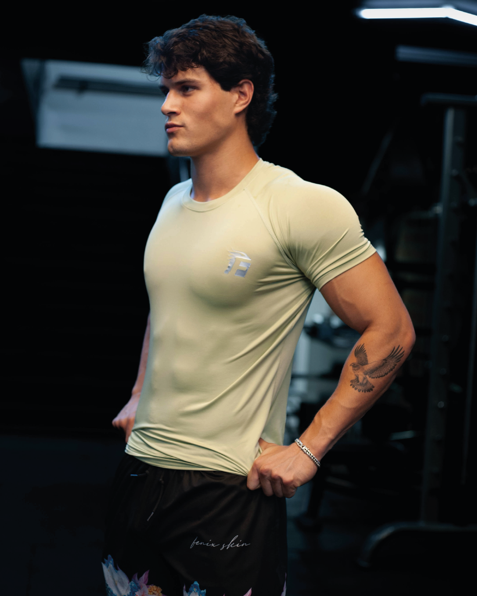 ICONIC ELEMENTAL T-SHIRT – LIME GREEN