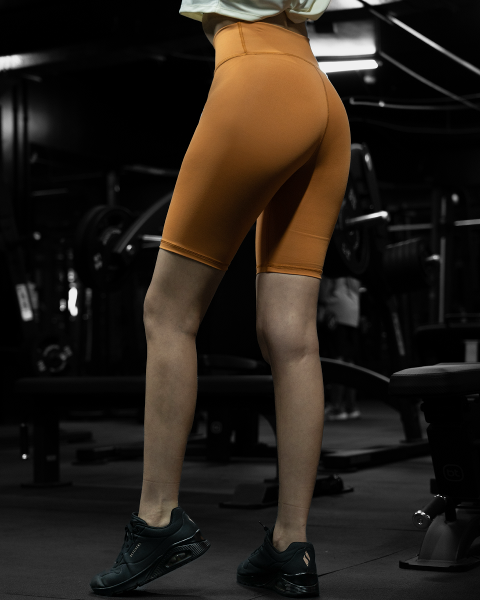 ACTIVE BIKER SHORTS – ORANGE