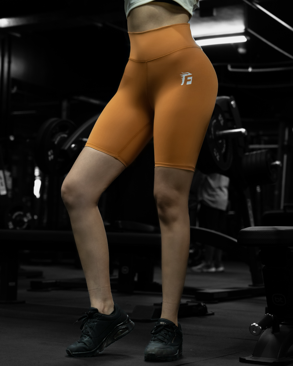 ACTIVE BIKER SHORTS – ORANGE