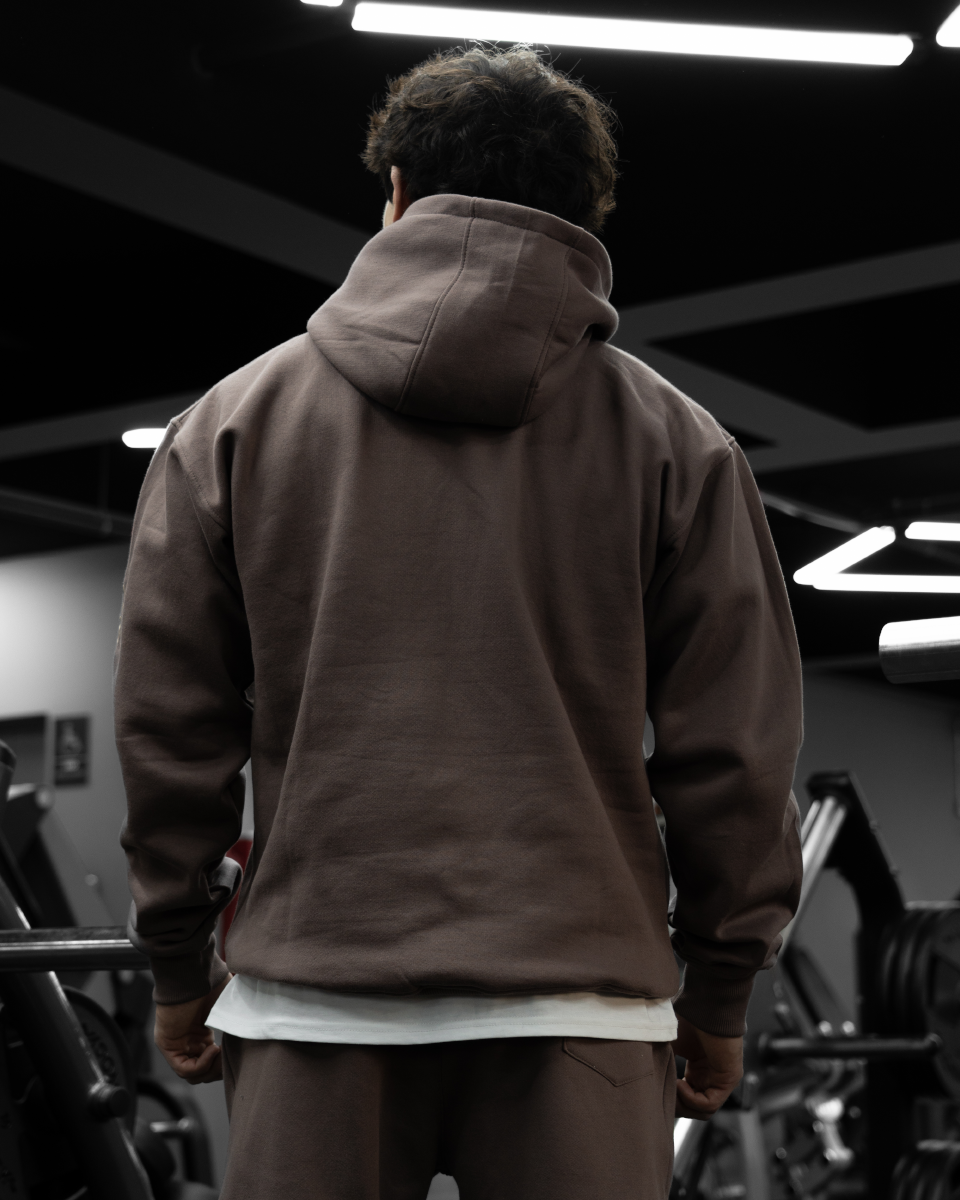 EVERYDAY PUMP HOODIE - BROWN