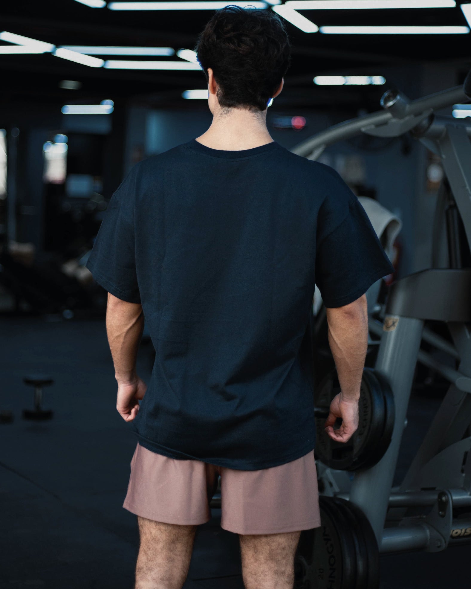 UNIVERSITY ATHLETIC OVERSIZE TEE – NAVY BLUE