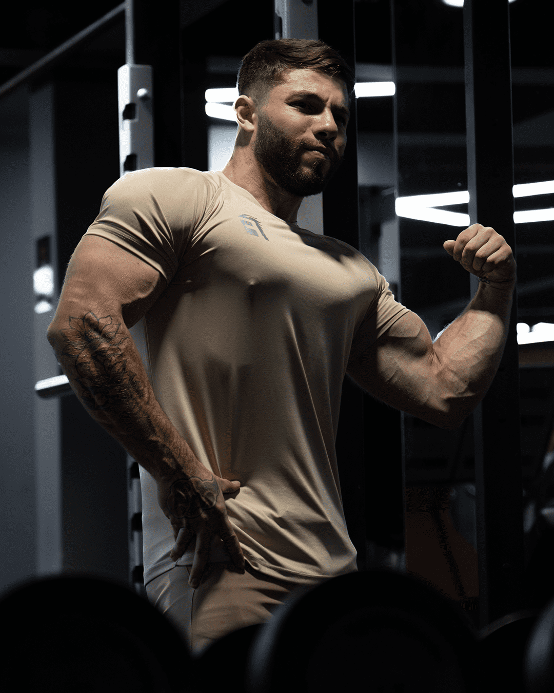 ICONIC ELEMENTAL T-SHIRT – BEIGE