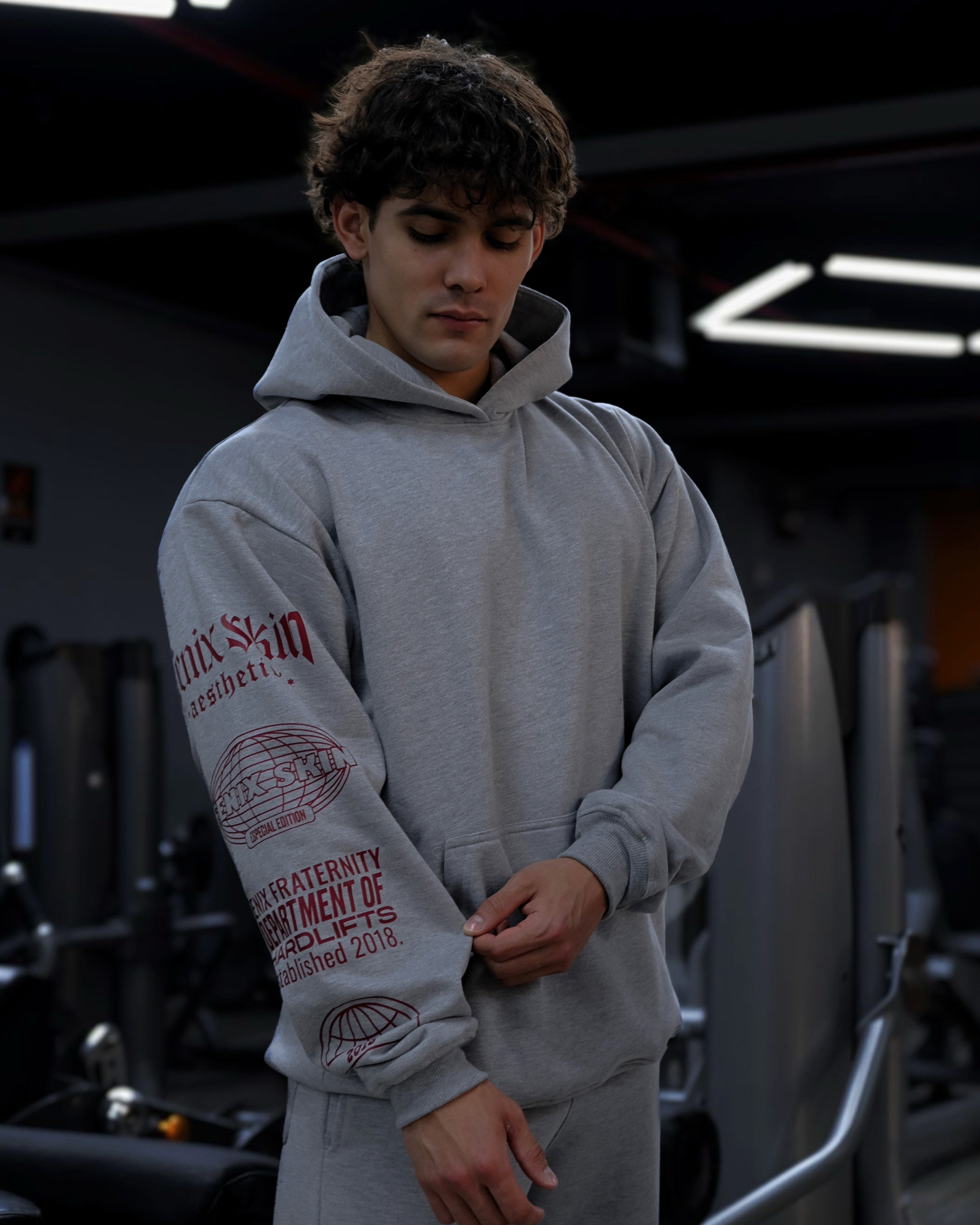 WINTER BEAT BULK ERA HOODIE – GRAY