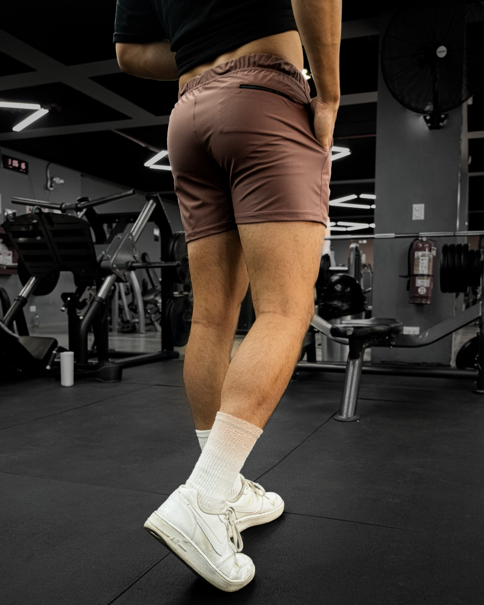VERSATILITY SQUAT SHORT – SIENNA BROWN