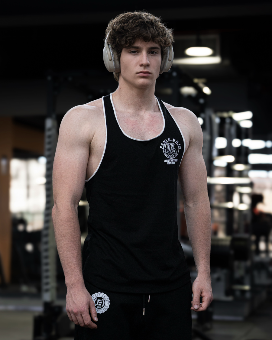 UNIVERSITY STRINGER - BLACK