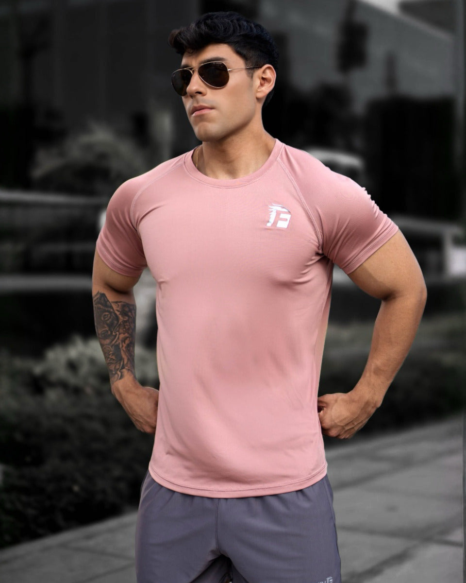 ICONIC ELEMENTAL T-SHIRT – SOFT ROSE.