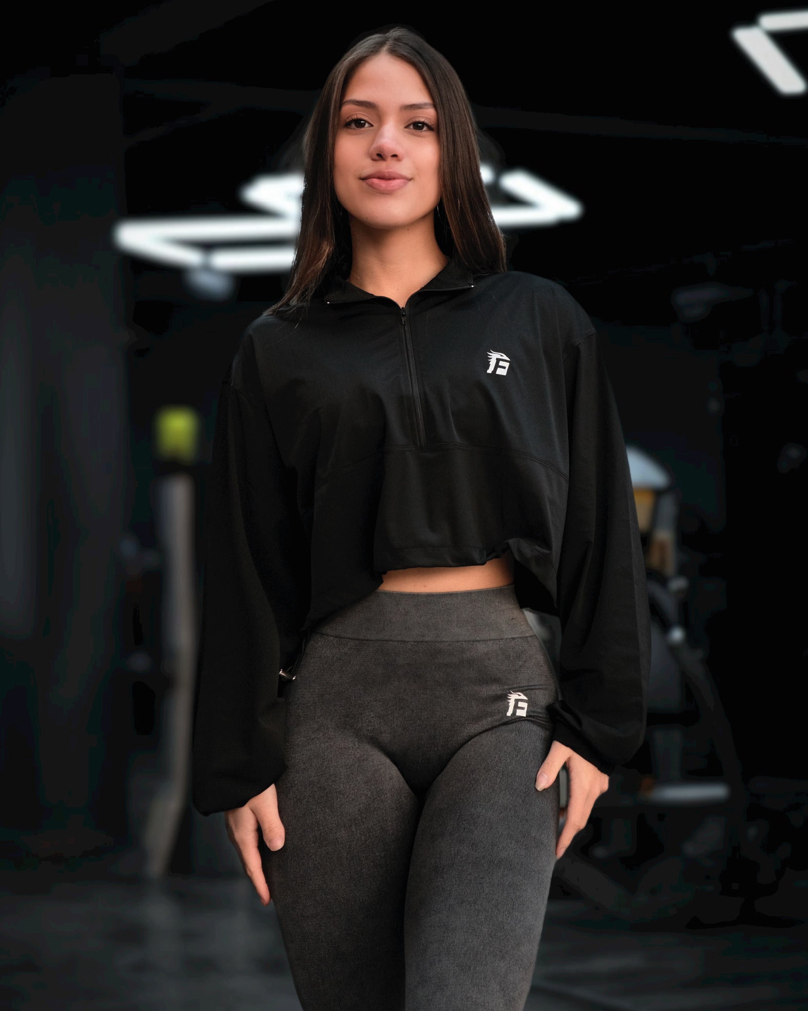 ACTIVE WINDBREAKER JACKET - BLACK
