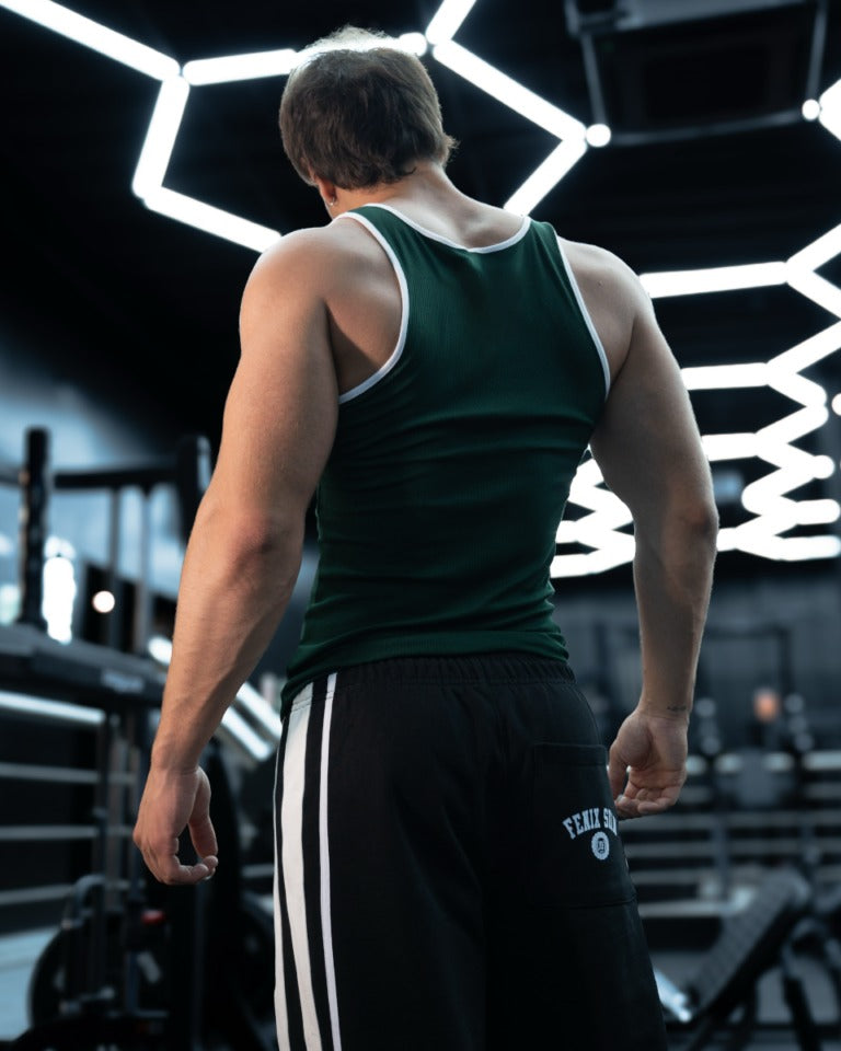 GTA ESSENTIAL RIB TANK - FOREST GREEN