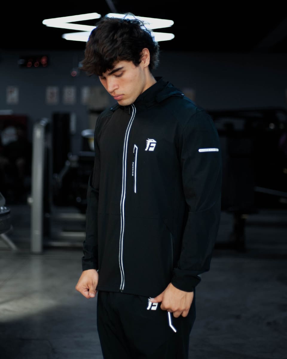 TACTICAL ZERO GRAVITY RUNNING JACKET - CARBON BLACK