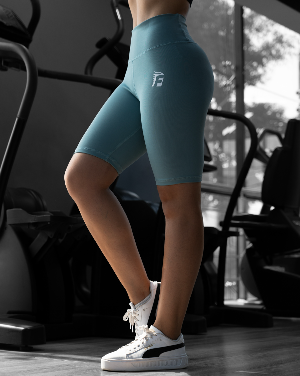 ACTIVE BIKER SHORTS – STEEL BLUE