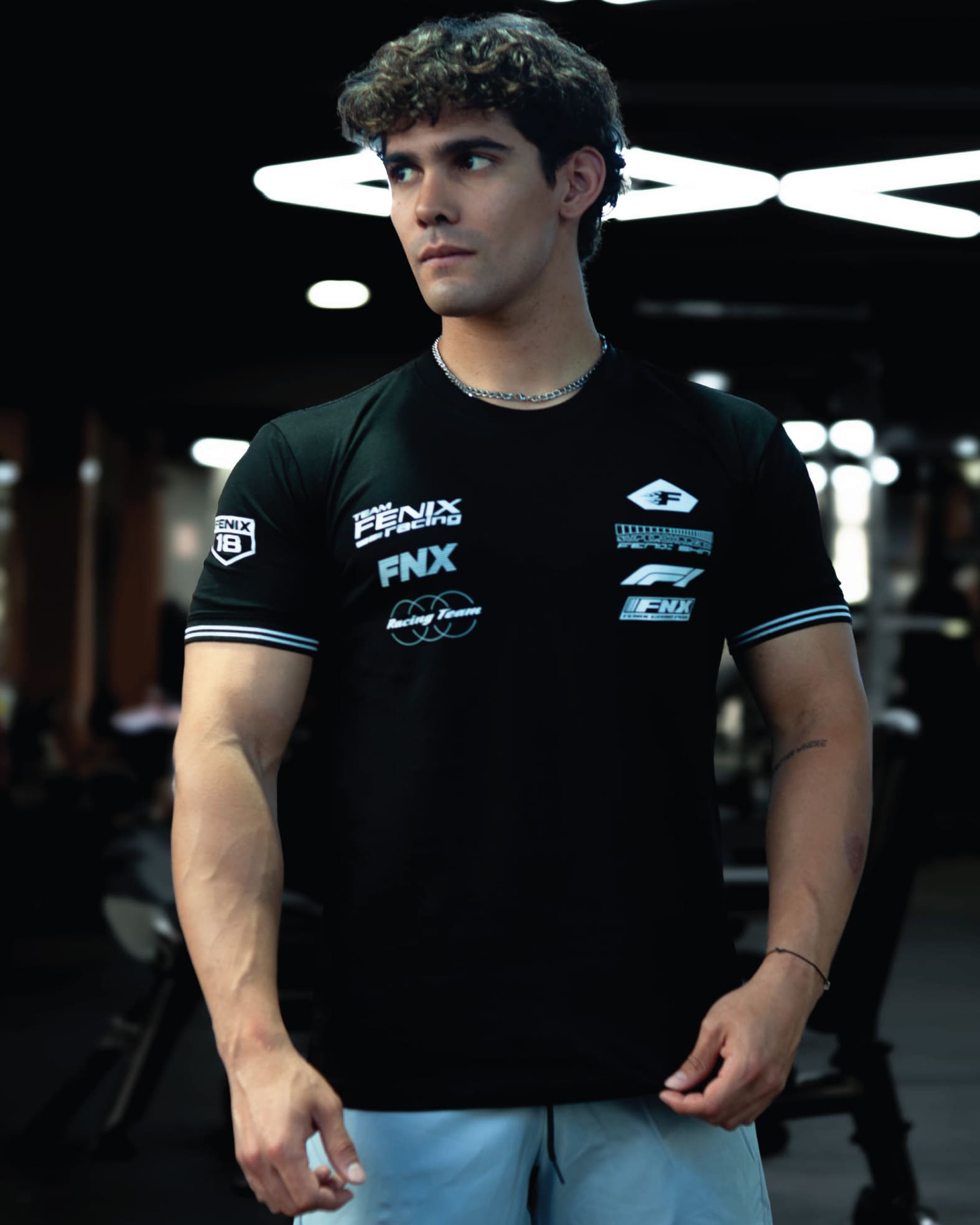 F1 PILOT T-SHIRT - BLACK