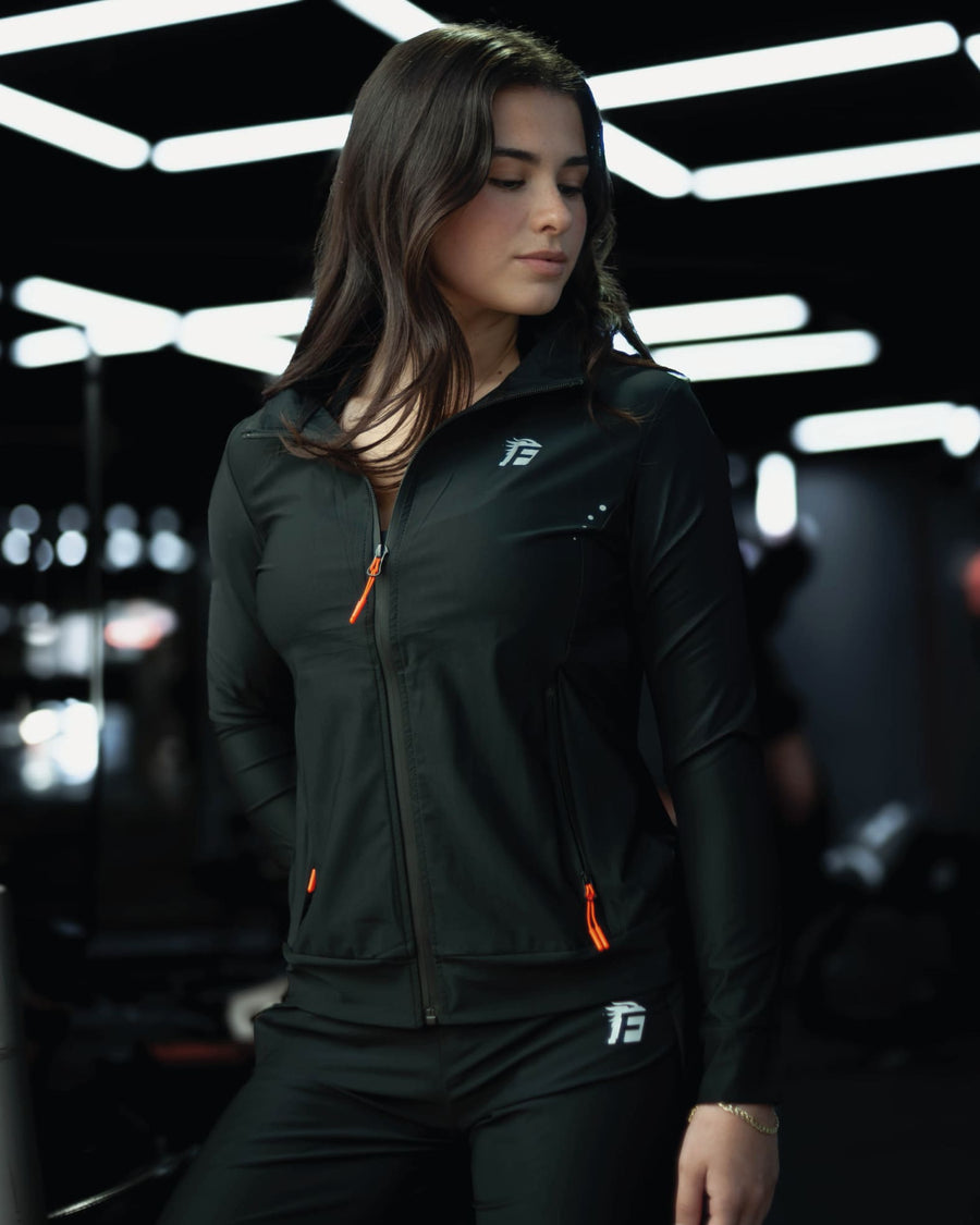 ACTIVE RUNNING JACKET - BLACK
