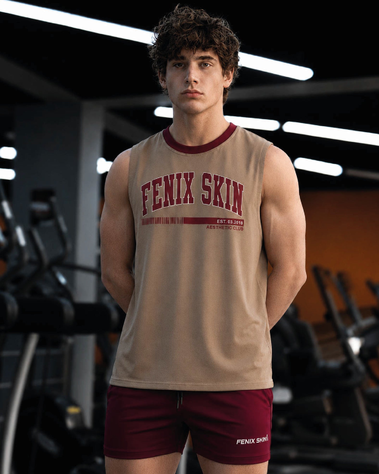 UNIVERSITY ATHLETIC CLUB PUMP TANK - NUDE