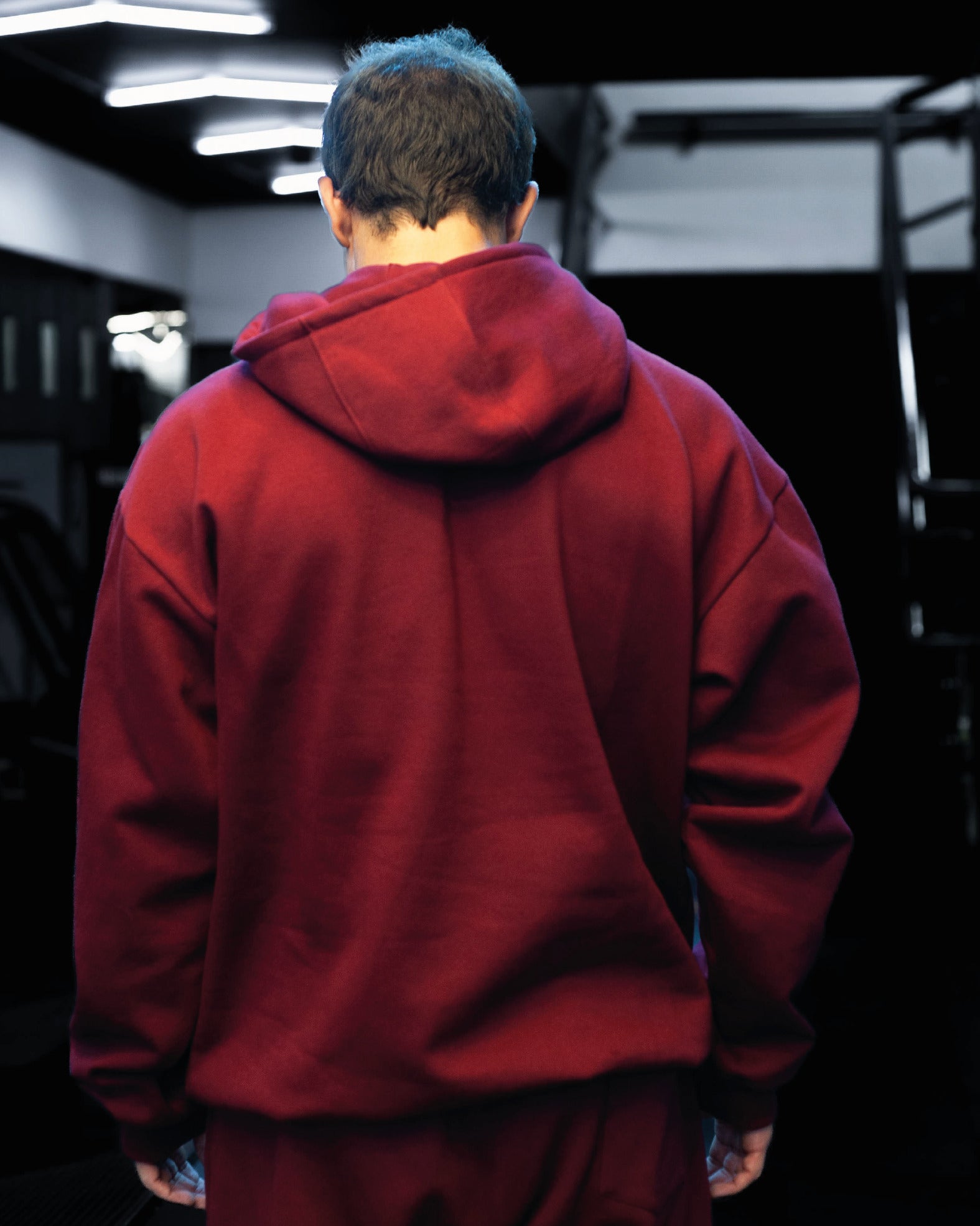 EVERYDAY PUMP HOODIE - MAGENTA RED