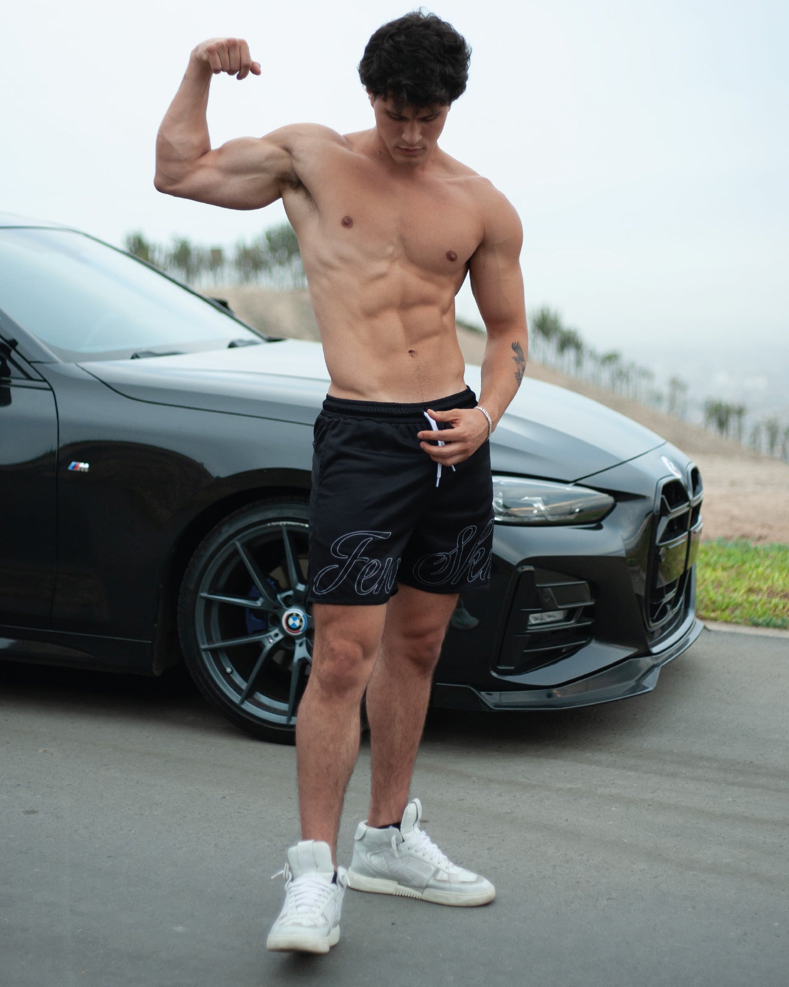 CALIFORNIA 5" INCH RAVE SHORTS - MINIMAL BLACK