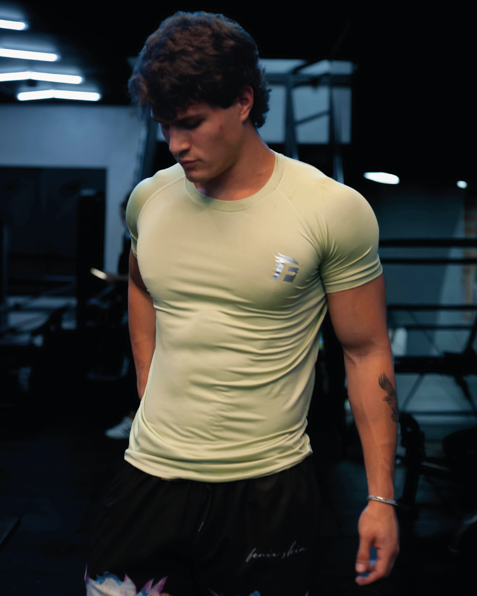 ICONIC ELEMENTAL T-SHIRT – LIME GREEN