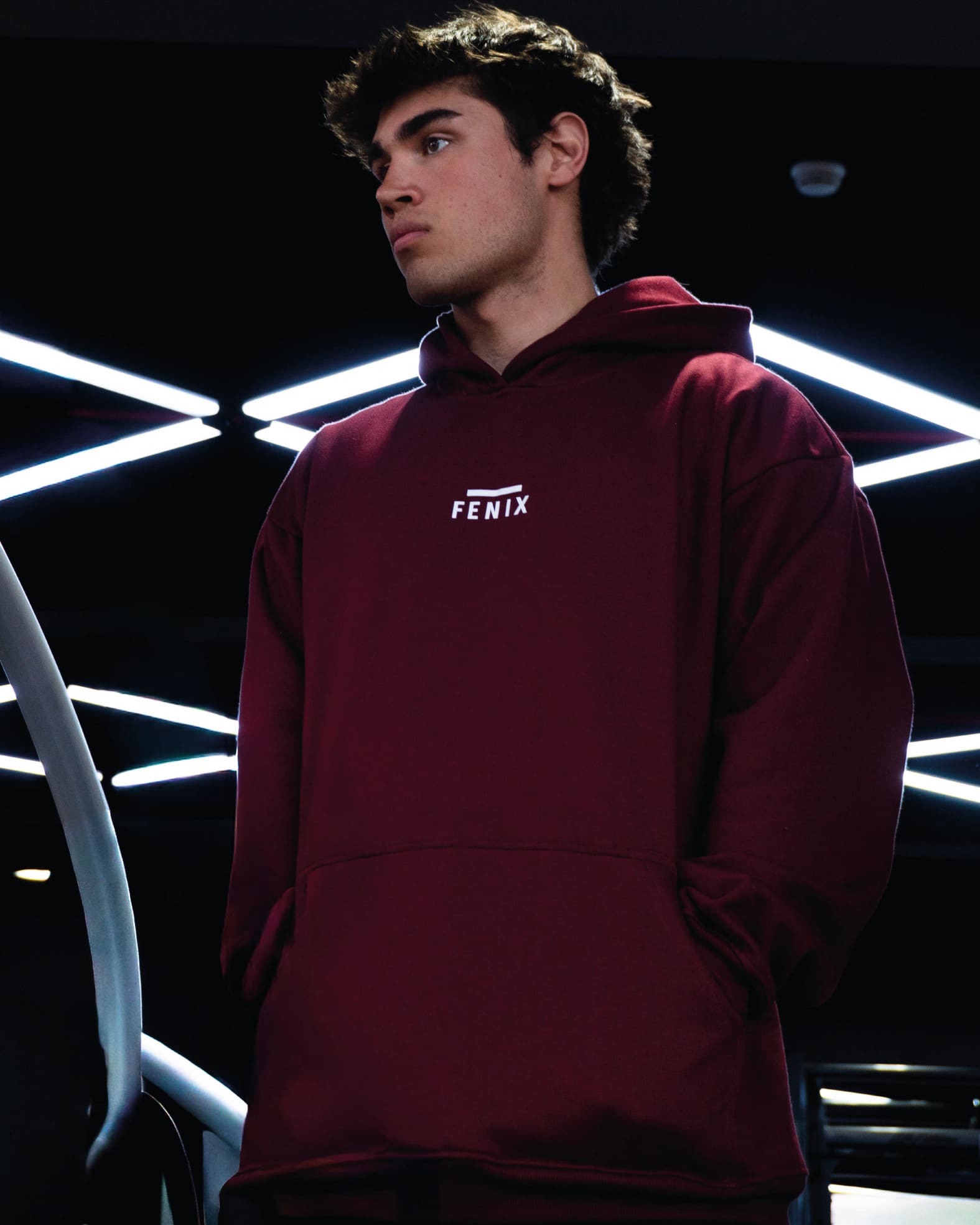 FROST MINIMAL HOODIE - RED