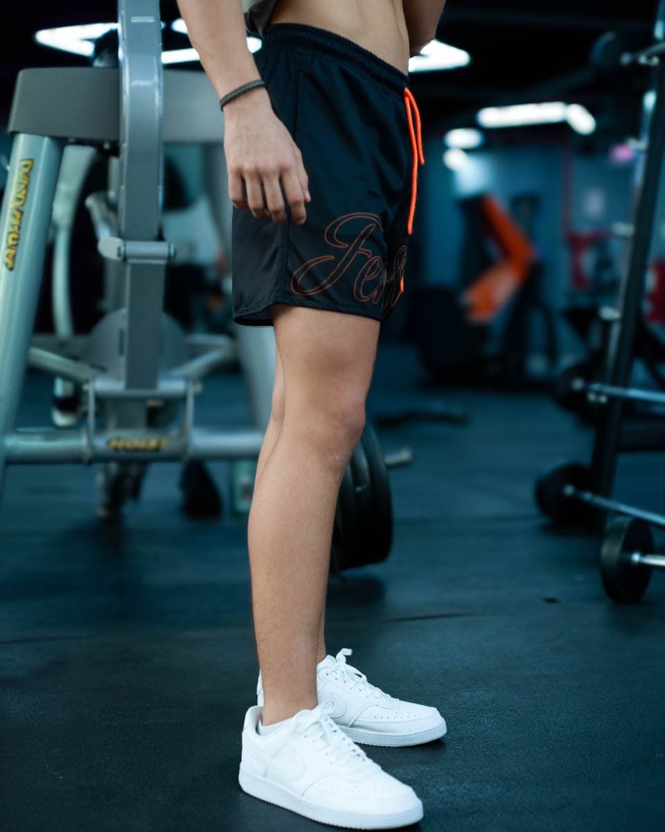 CALIFORNIA 5’ iNCH RAVE SHORT - NEON BLACK