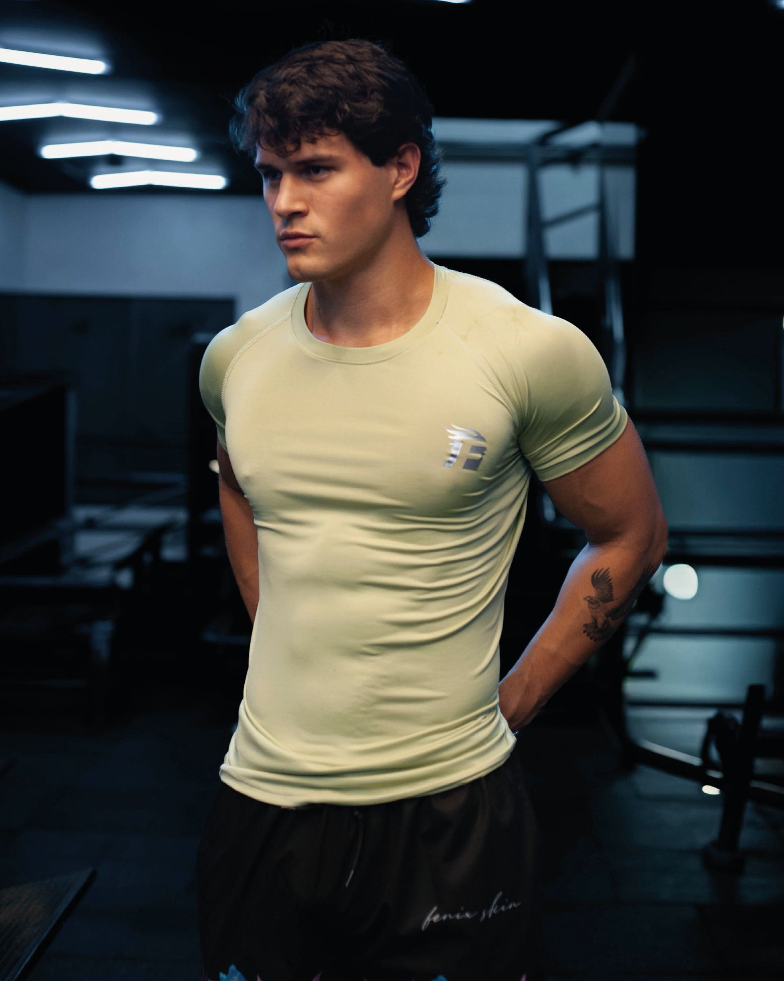 ICONIC ELEMENTAL T-SHIRT – LIME GREEN