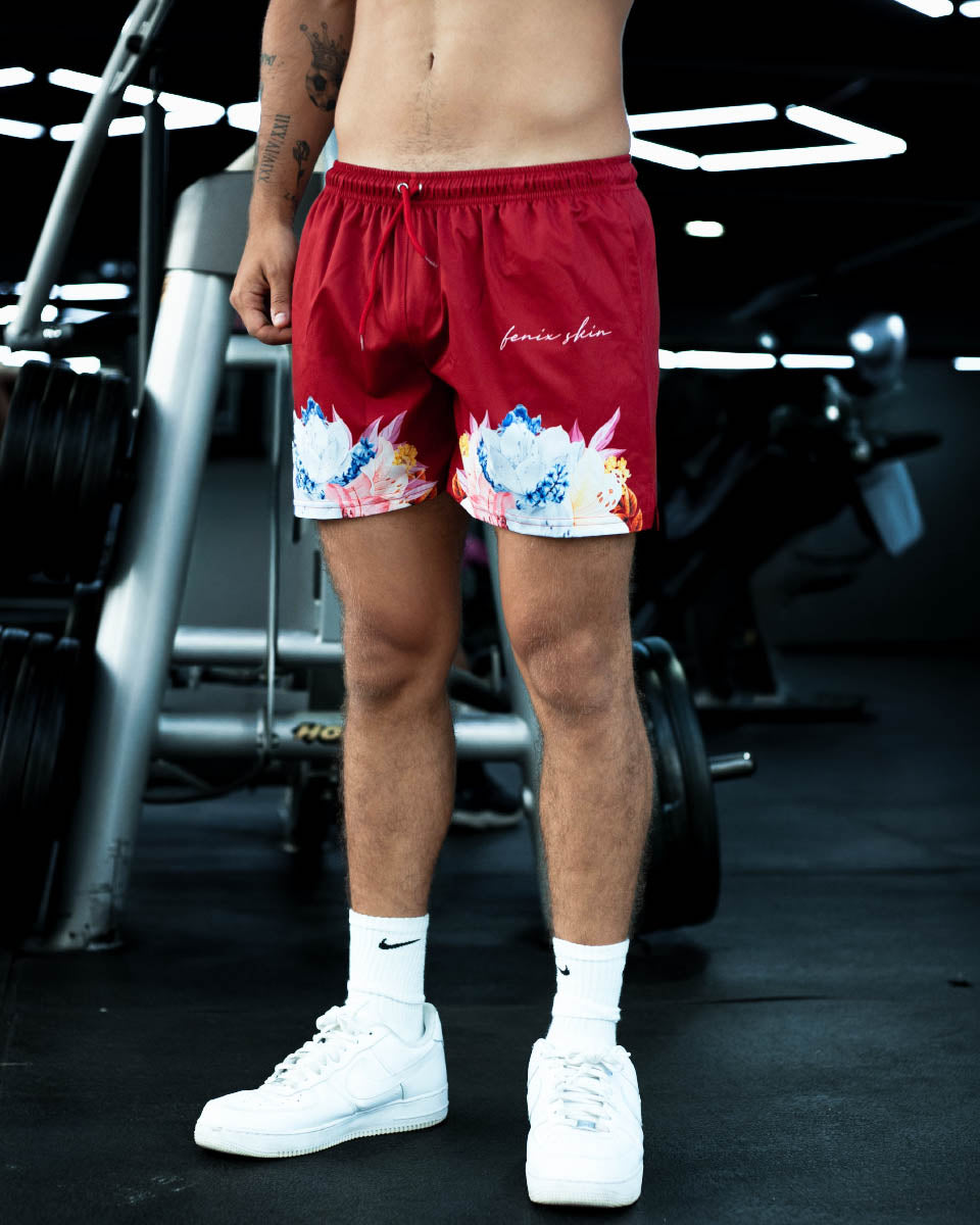 CALIFORNIA 5’ iNCH PARTY SHORT - GARNET RED