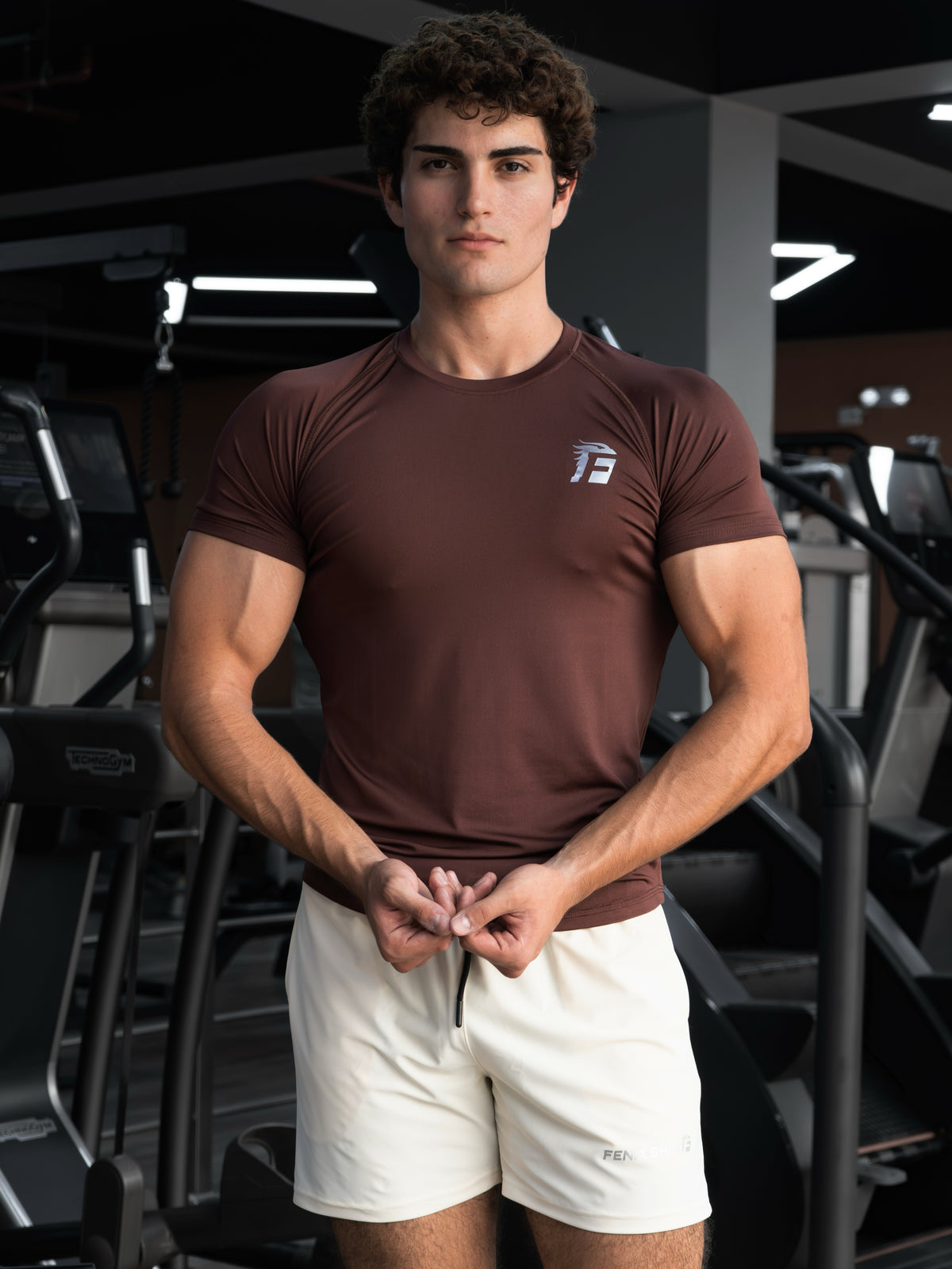 ICONIC ELEMENTAL T-SHIRT – DARK BROWN