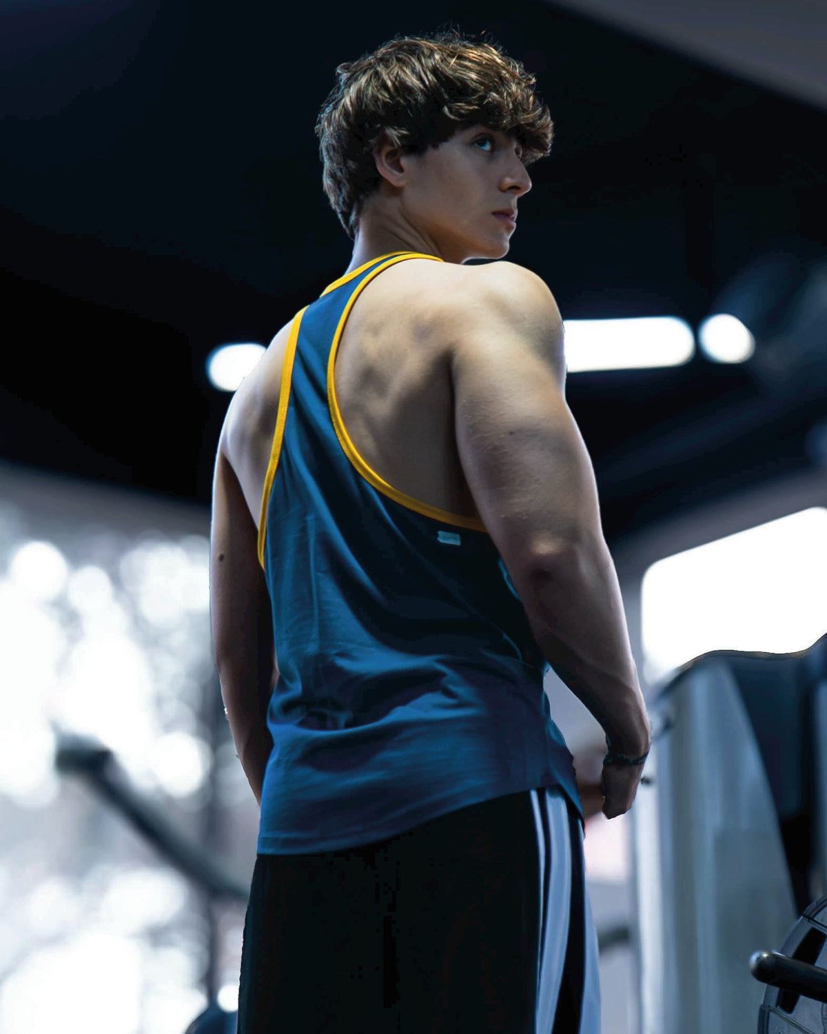 UNIVERSITY OLD SCHOOL STRINGER - NAVY BLUE