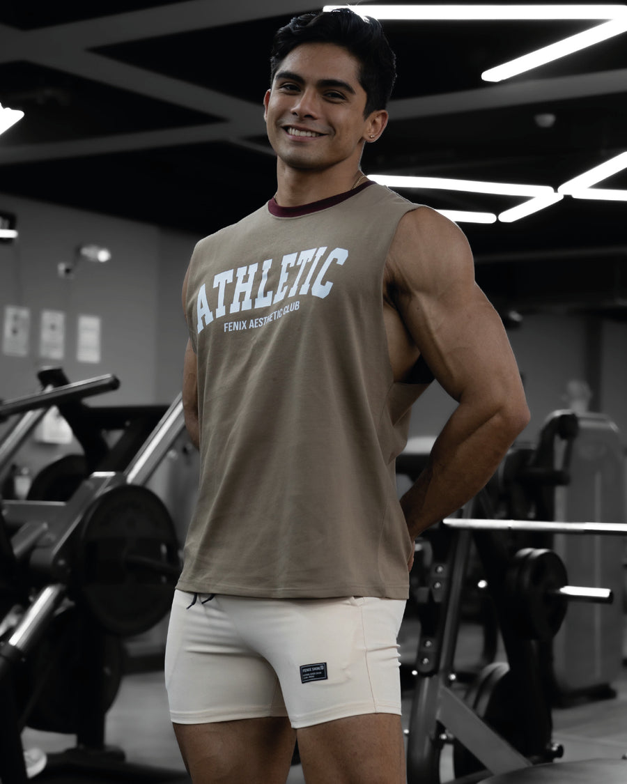 UNIVERSITY ATHLETIC PUMP TANK - NUDE