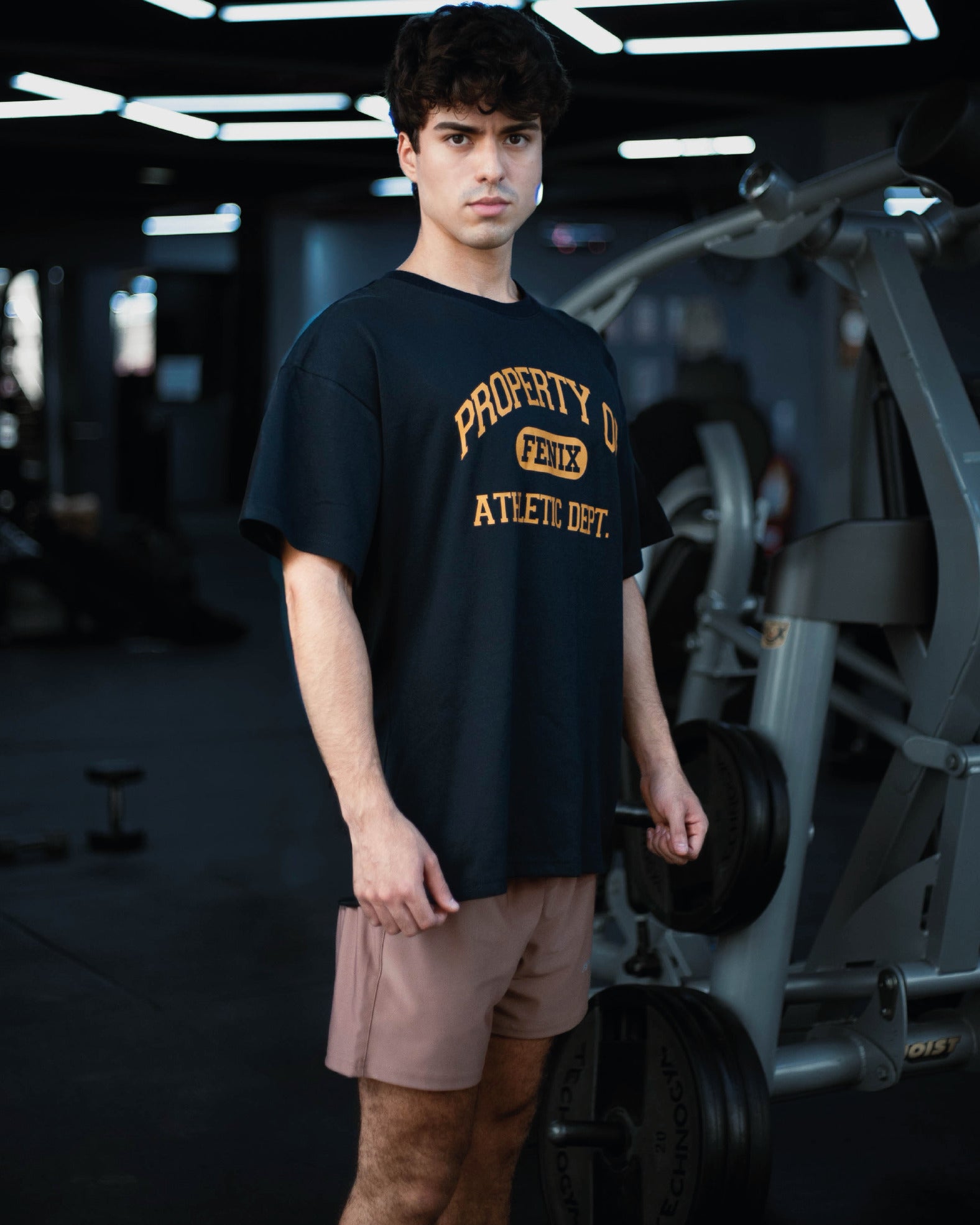 UNIVERSITY ATHLETIC OVERSIZE TEE – NAVY BLUE