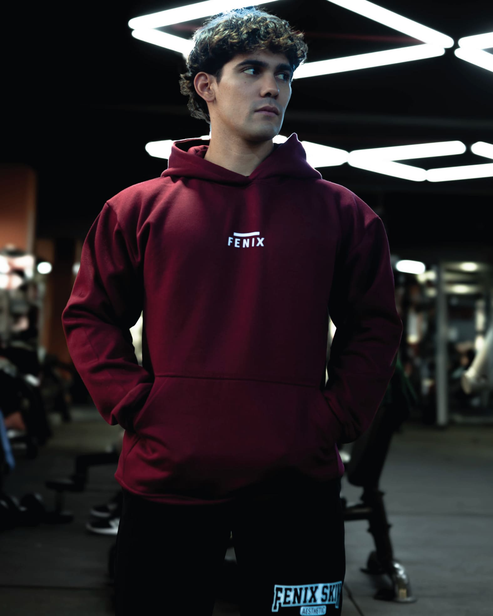 FROST MINIMAL HOODIE - RED