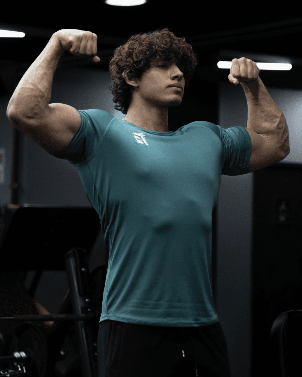 ICONIC T-SHIRT - STEEL BLUE