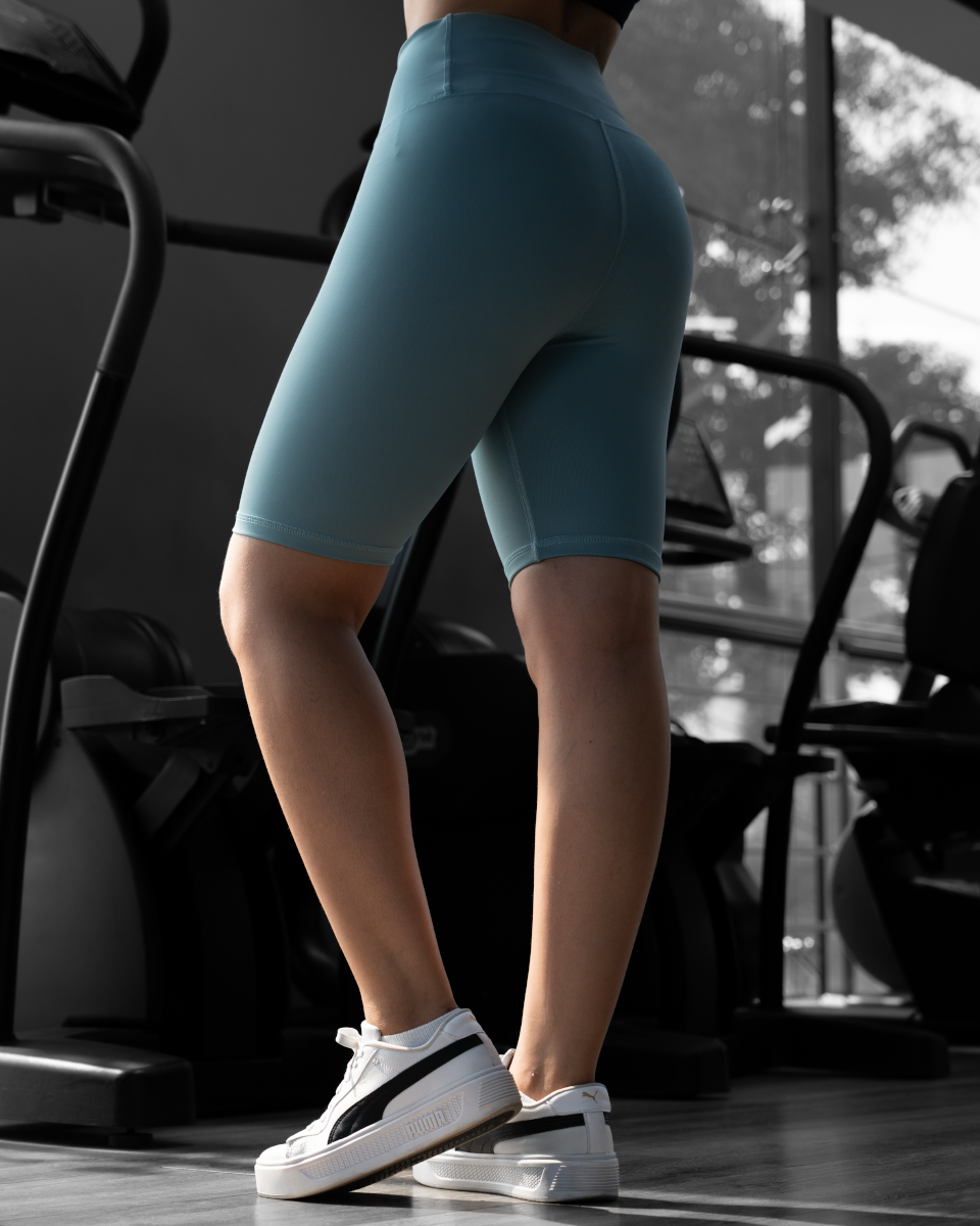ACTIVE BIKER SHORTS – STEEL BLUE