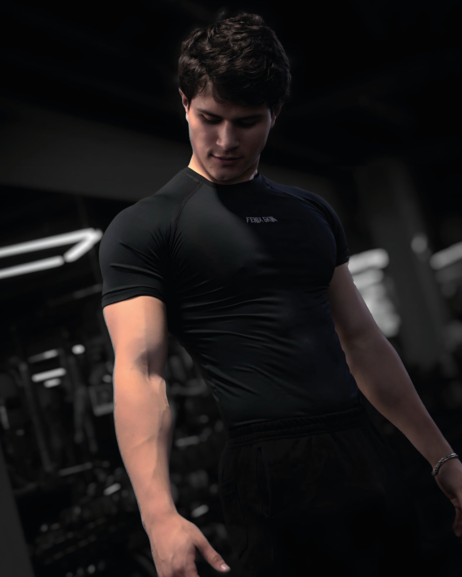 SW(R) SITH CORE – BLACK COMPRESSION T-SHIRT