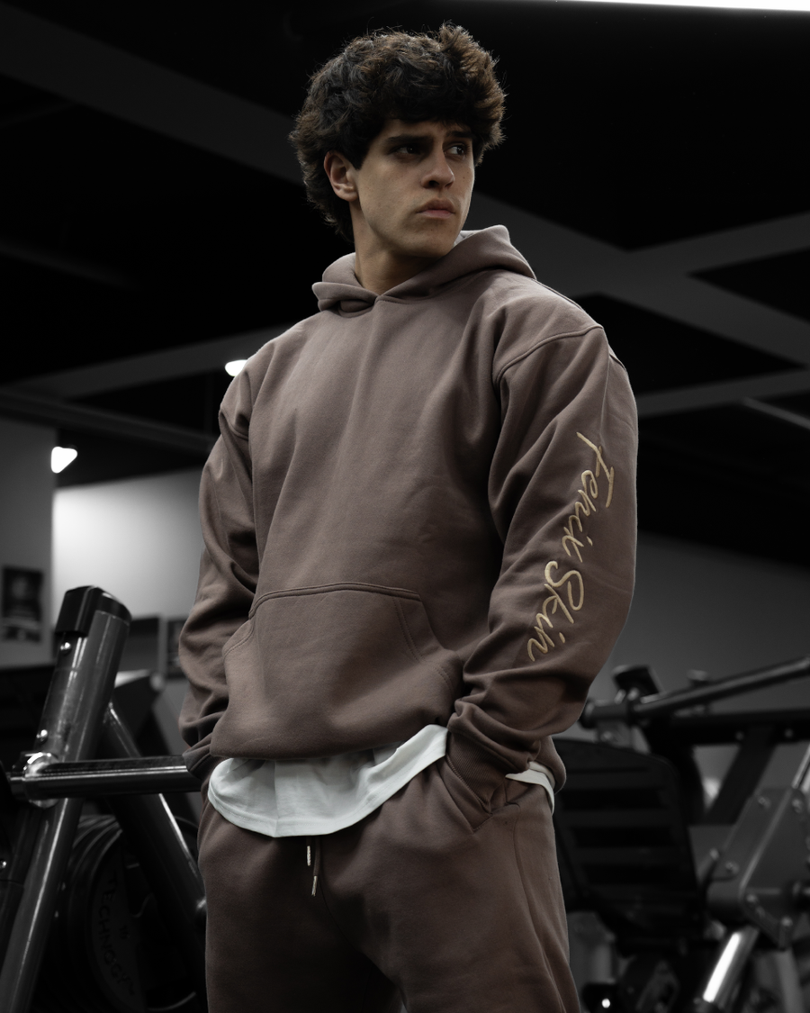 EVERYDAY PUMP HOODIE - BROWN