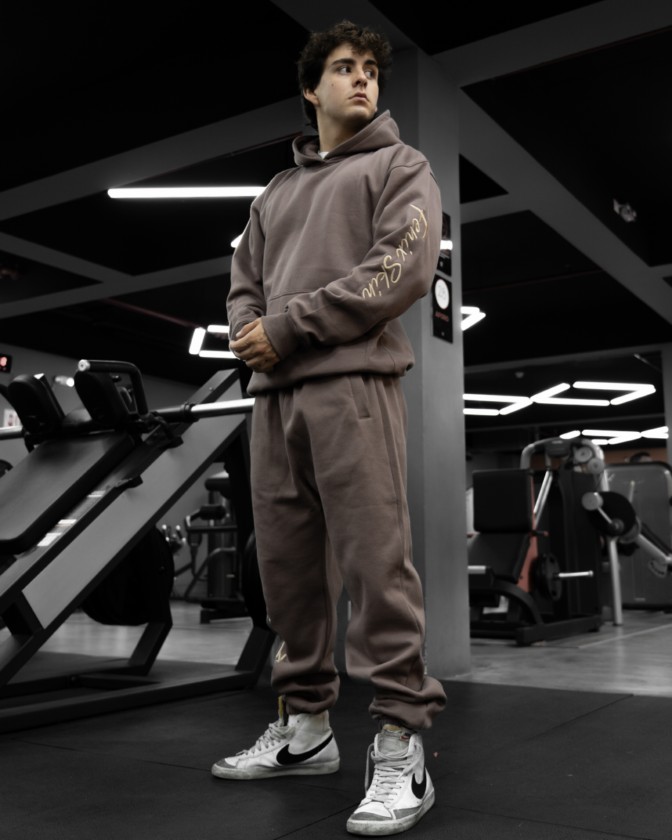 EVERYDAY PUMP HOODIE - BROWN