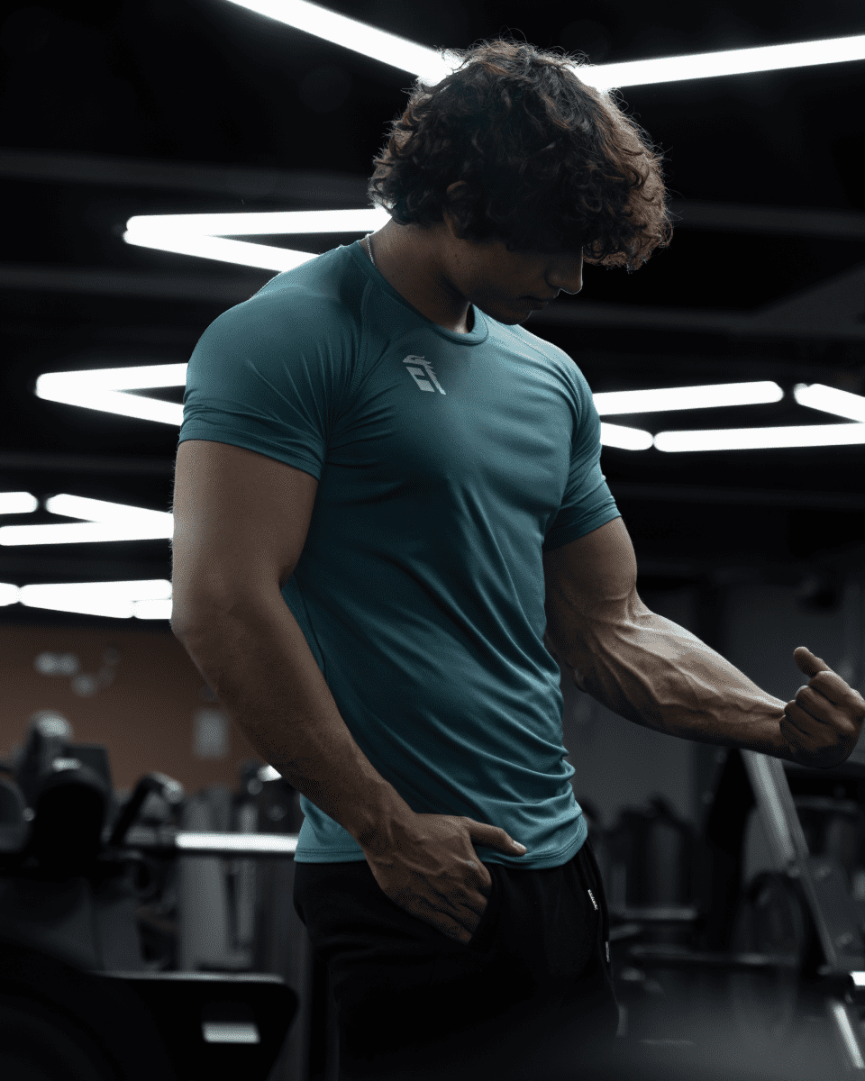 ICONIC T-SHIRT - STEEL BLUE