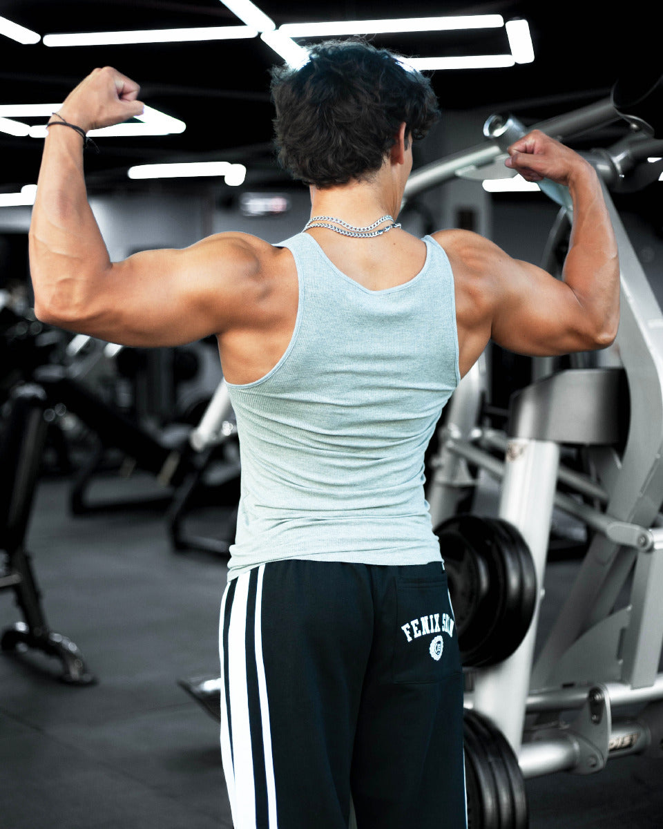 CALIFORNIA RIB TANK - GRAY