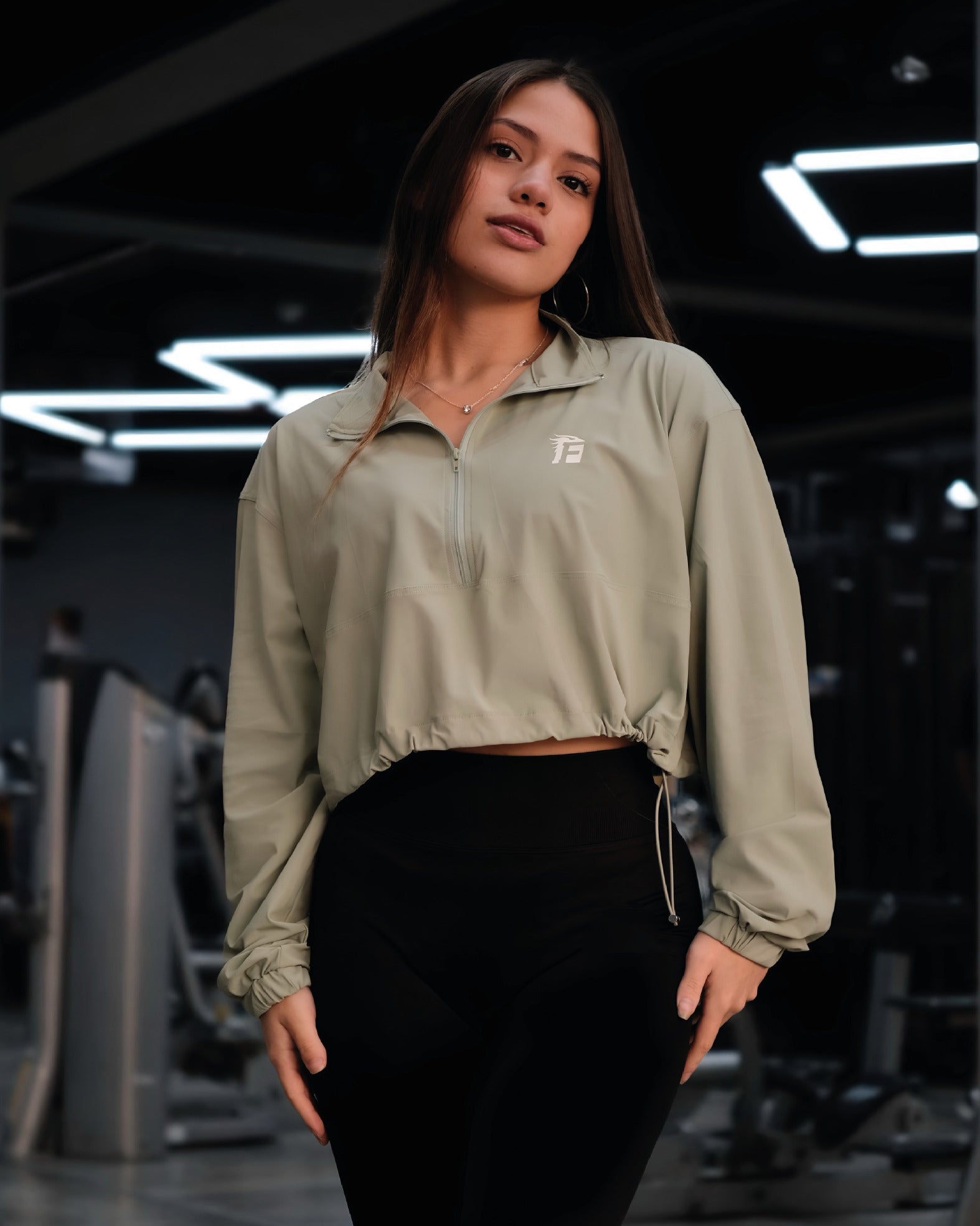 ACTIVE WINDBREAKER JACKET - PISTACHIO