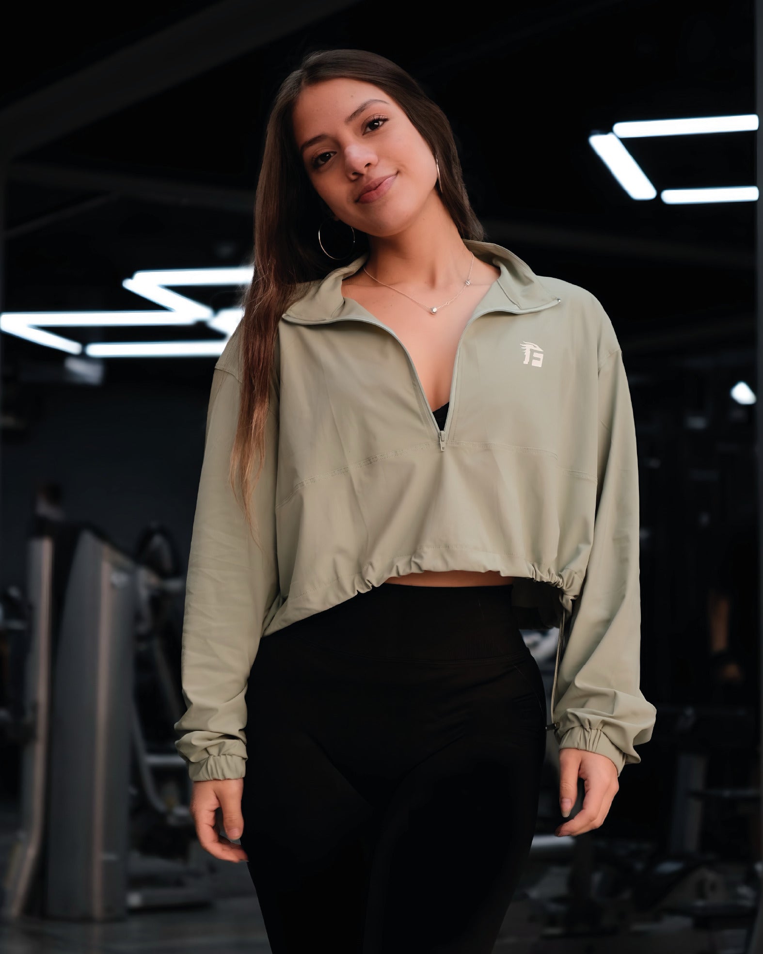 ACTIVE WINDBREAKER JACKET - PISTACHIO
