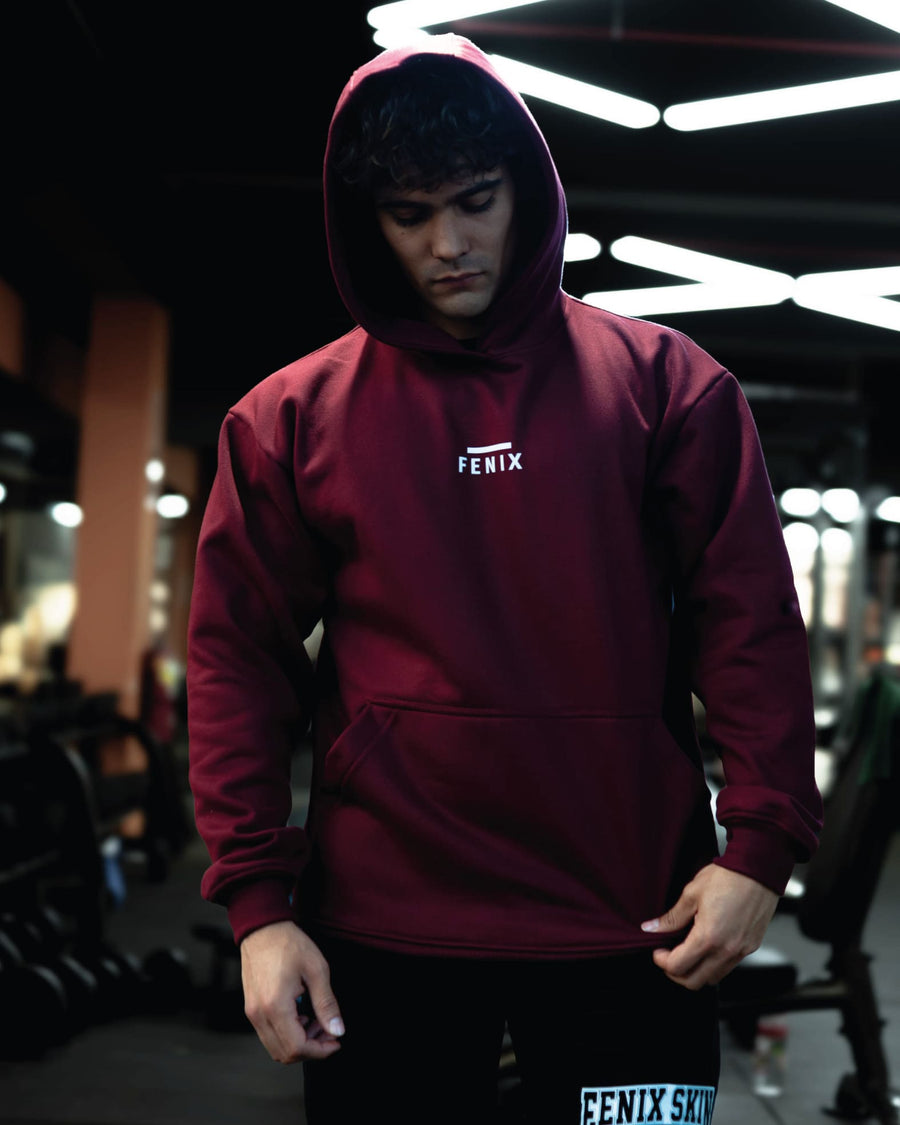 FROST MINIMAL HOODIE - RED