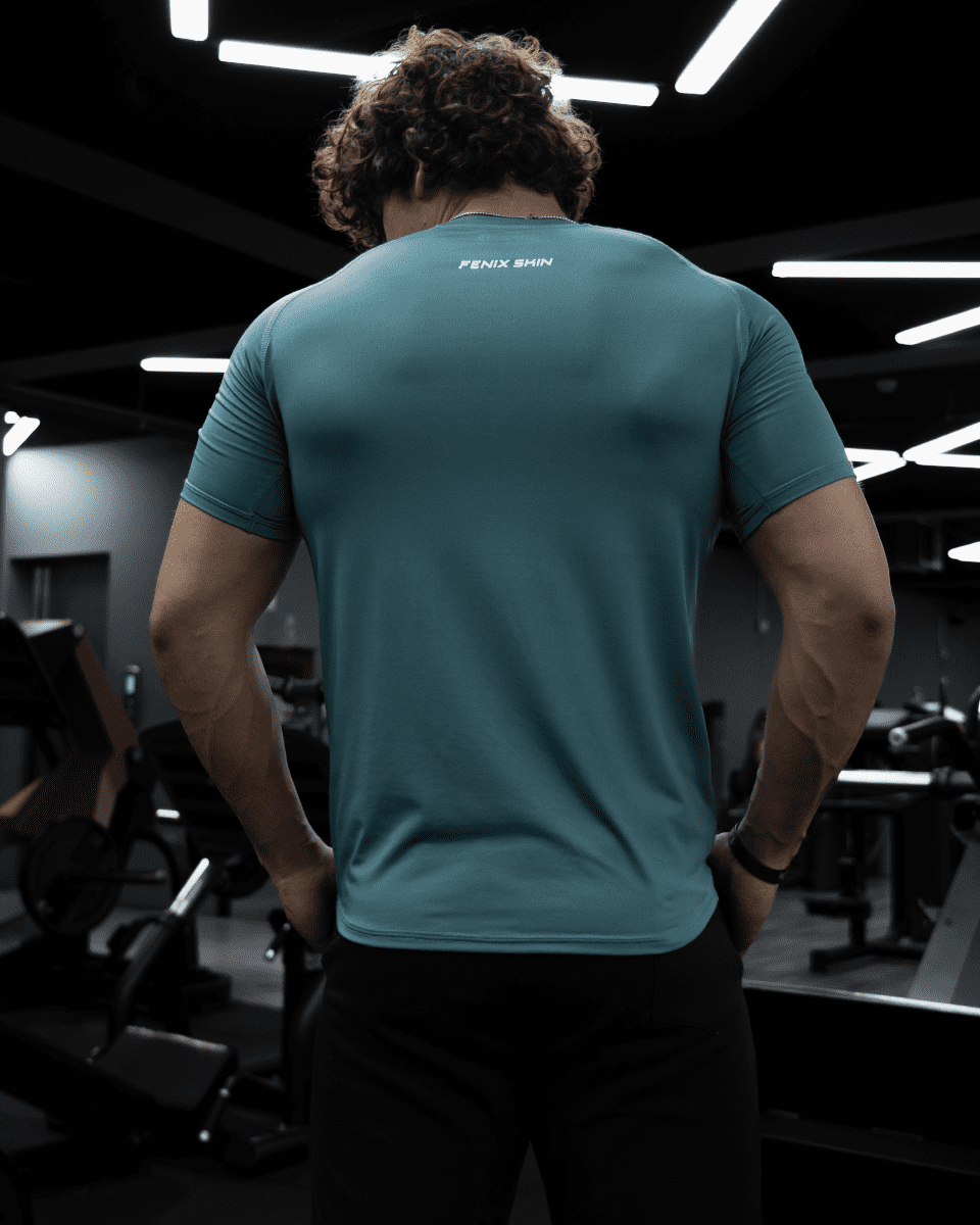 ICONIC T-SHIRT - STEEL BLUE