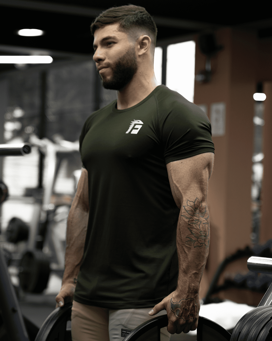 ICONIC ELEMENTAL T-SHIRT – MILITARY GREEN