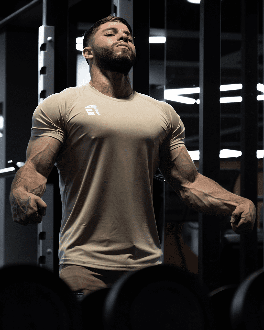 ICONIC ELEMENTAL T-SHIRT – BEIGE