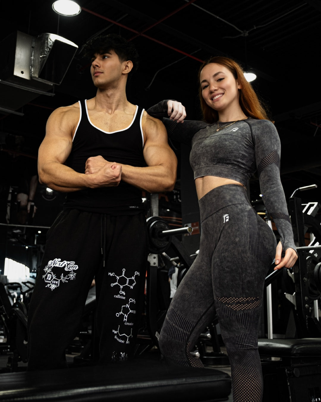 LASER LEGGING - GRAY DARKNESS