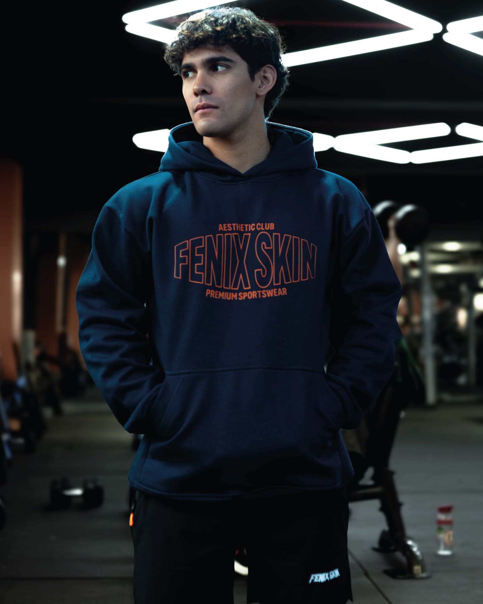 UNIVERSITY JOURNAL HOODIE – NAVY AXE BLUE