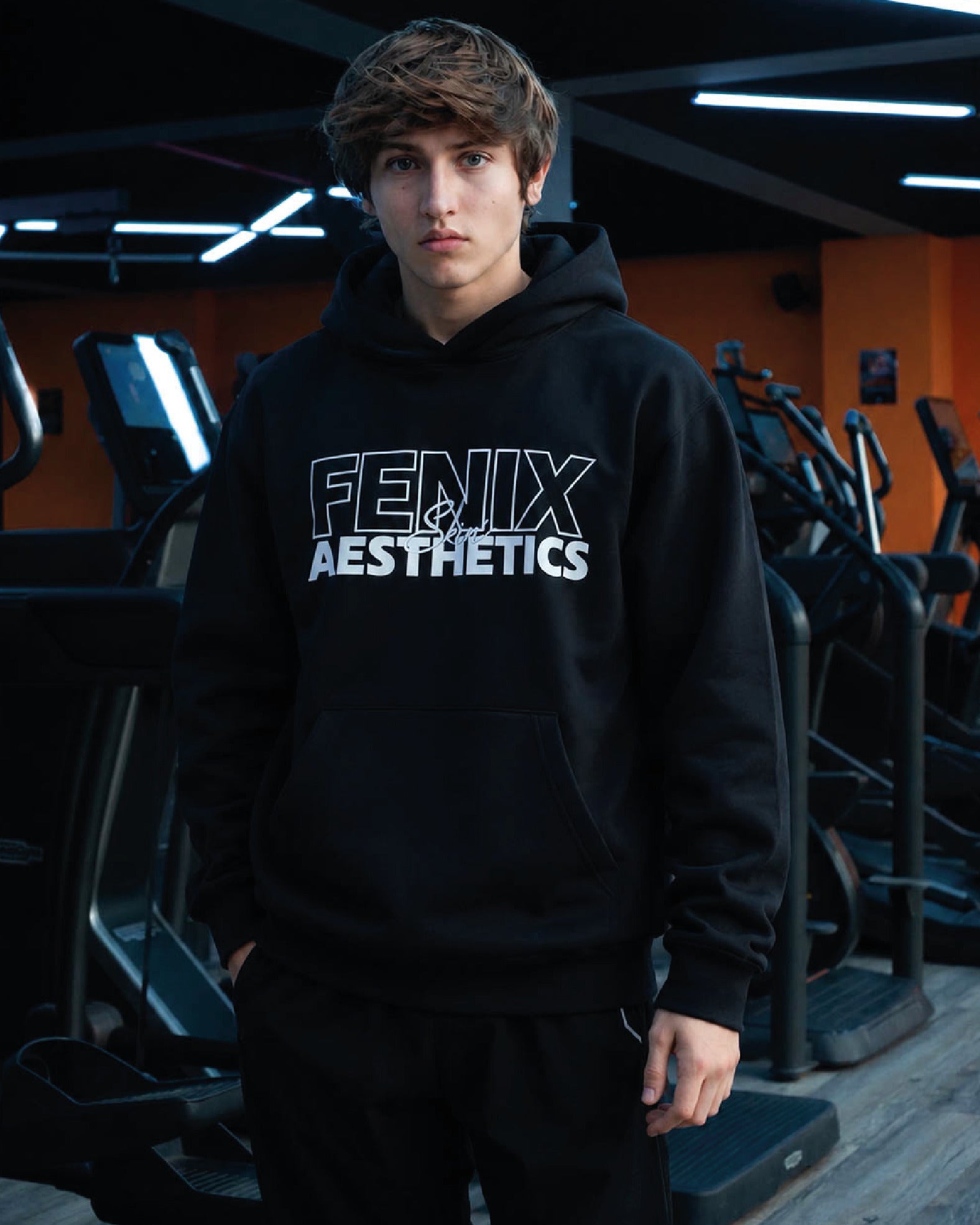 FROST AESTHETICS HOODIE – BLACK