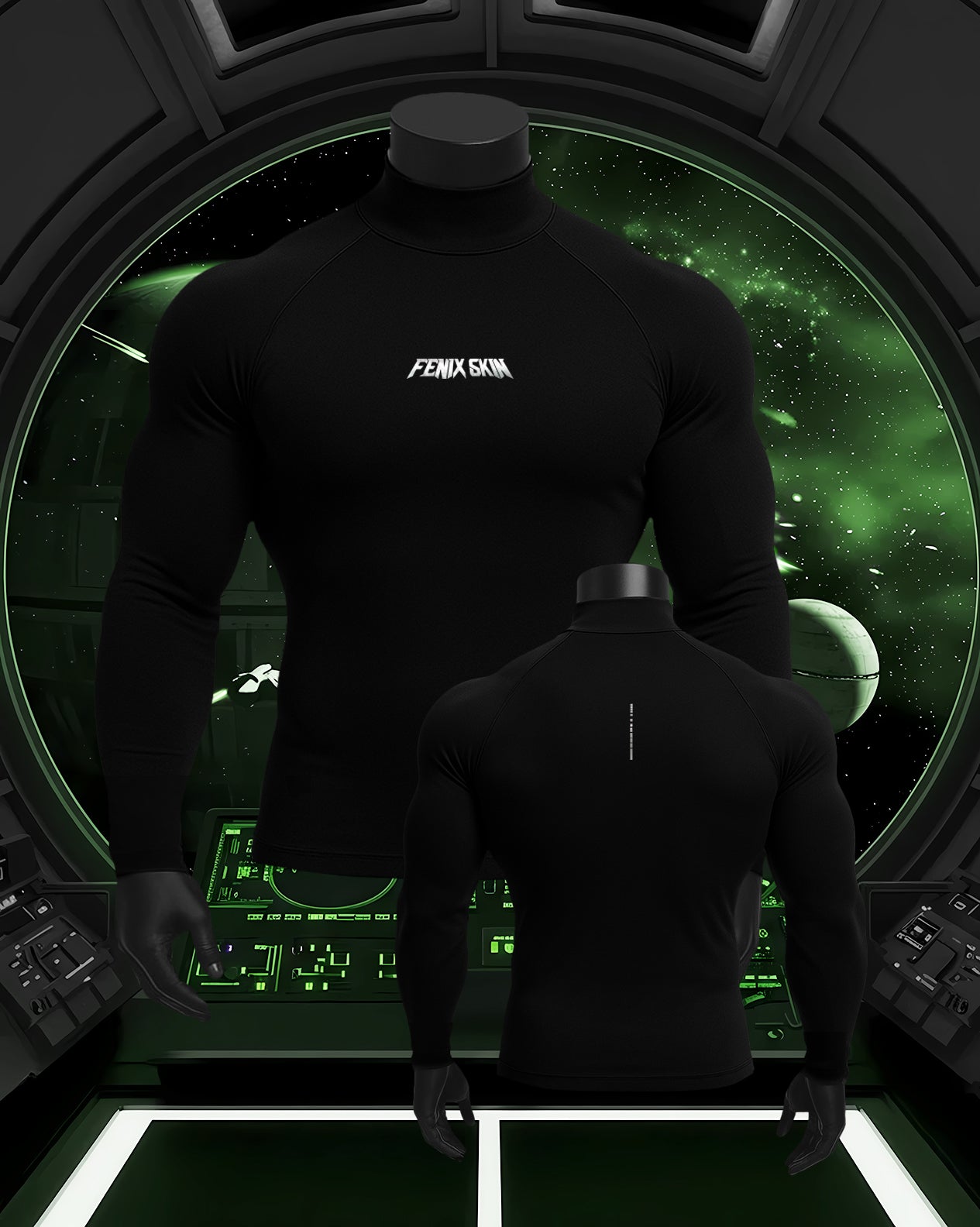 SW(R) SITH SHADOW - HIGH NECK COMPRESSION LONGSLEEVE