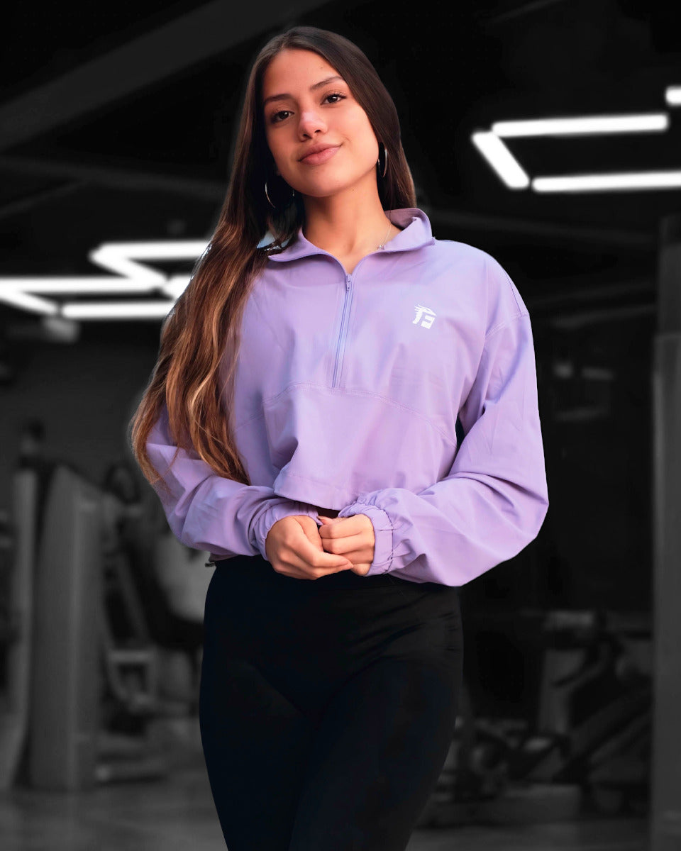 ACTIVE WINDBREAKER JACKET - LAVENDER