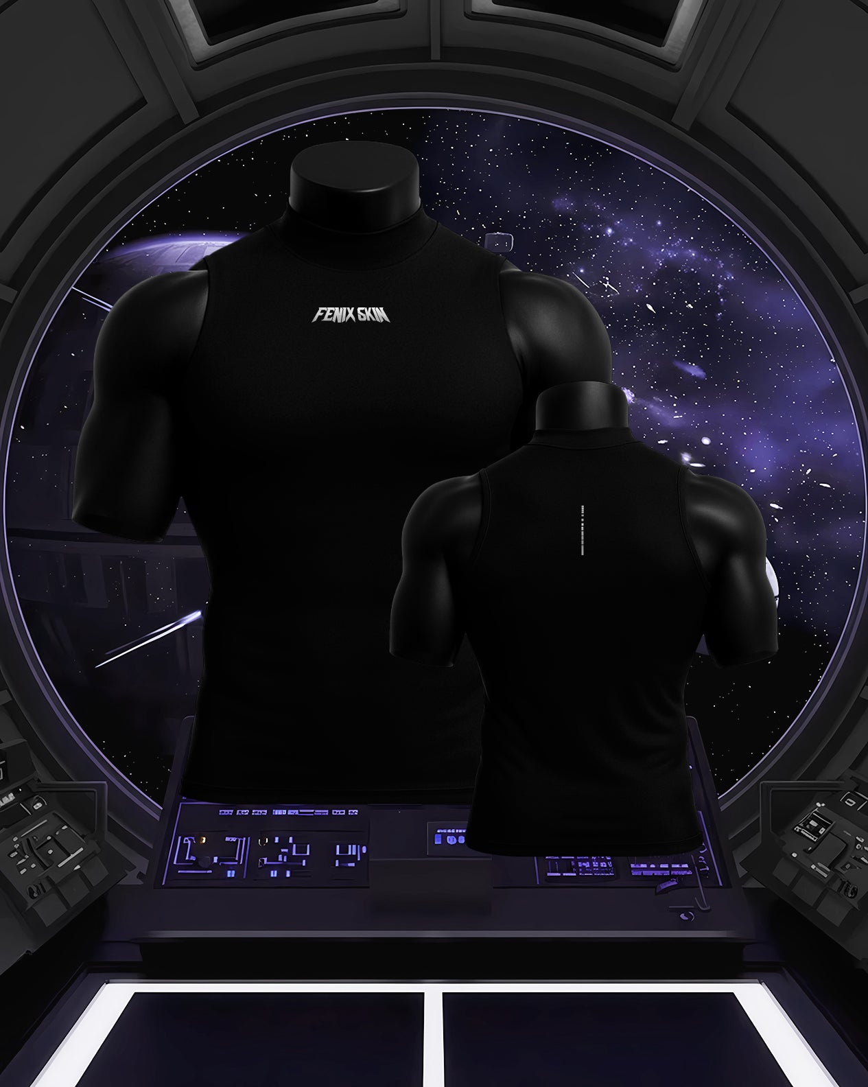 SW(R) SITH FORCE - BLACK COMPRESSION TANK