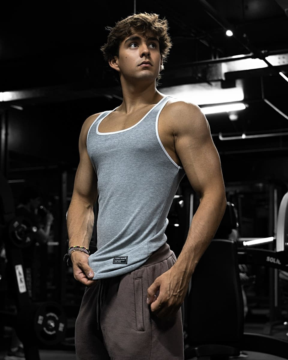GTA ESSENTIAL RIB TANK - GRAY