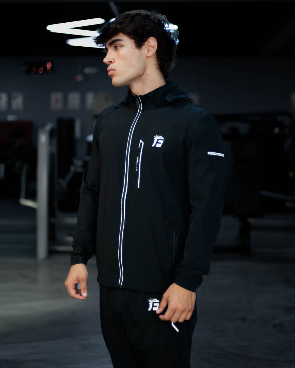 TACTICAL ZERO GRAVITY RUNNING JACKET - CARBON BLACK